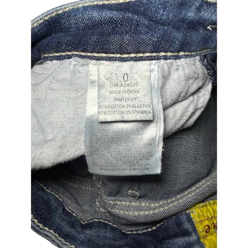 MACHINE Y2K Boutique Distressed Skinny Jeans, Size 0 - Picture 6 of 6